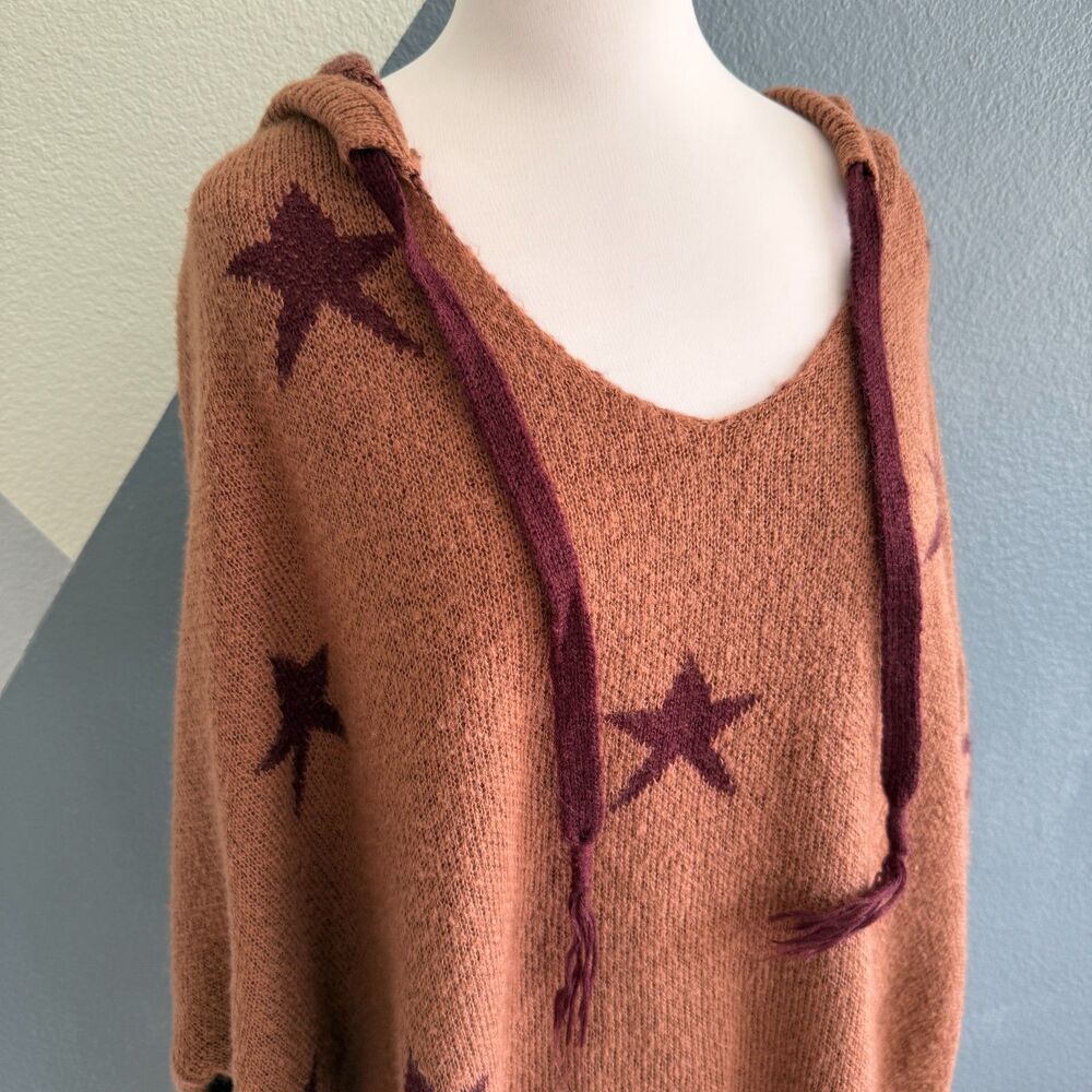 POL Star Hooded Star Sweater Size Small - Picture 5 of 9